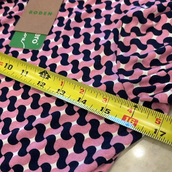 NEW Boden | Amelie Long Sleeve Dress | Sherbert Terrace Swirl | 8R | NWT - Picture 13 of 16